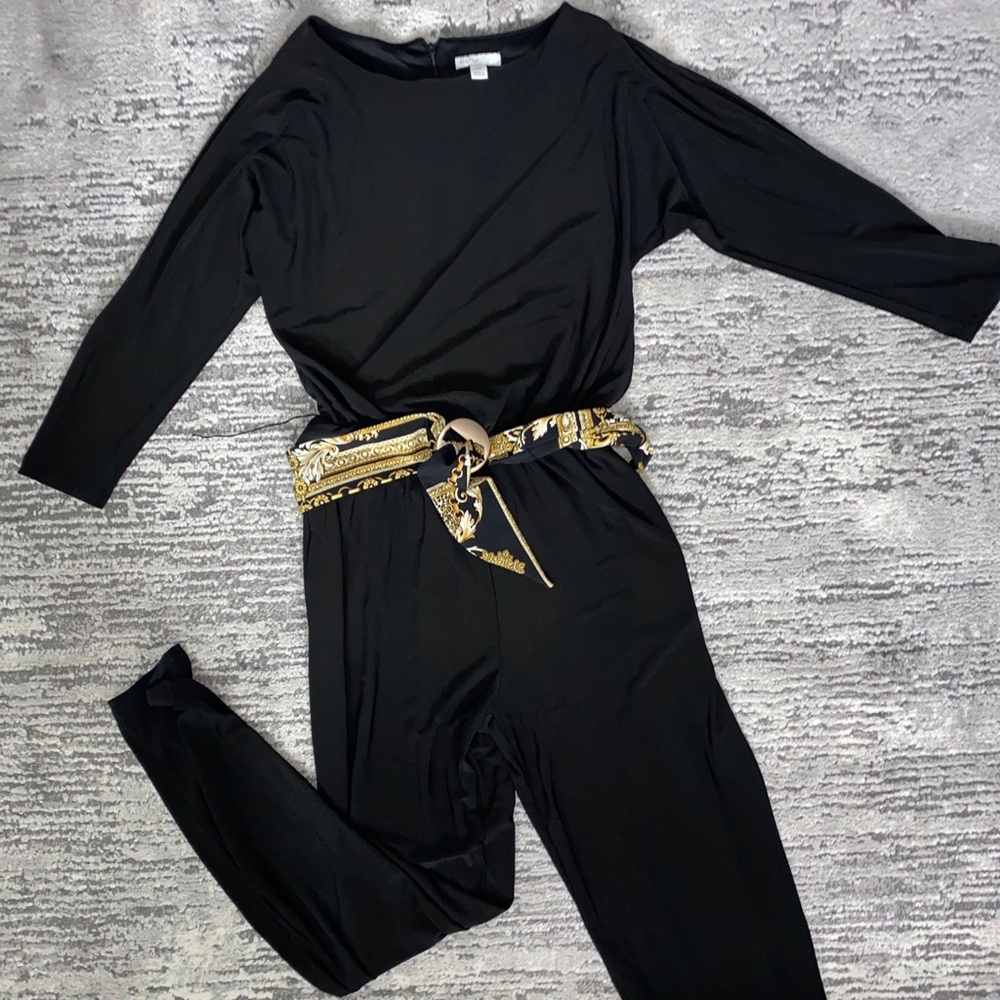 Dressy Romper/Jumpsuit with Belt